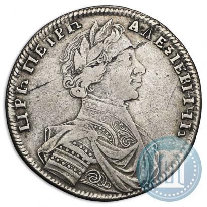 Фото Полтина 1712 года  "Портрет работы С. Гуэна"