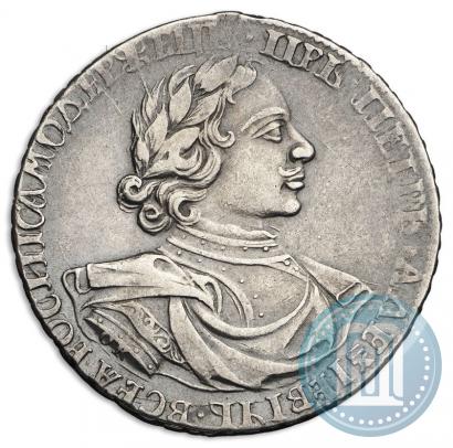 Фото 1 рубль 1719 года OK-L "Портрет в латах"