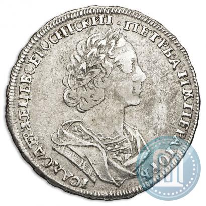 Фото Полтина 1724 года  "Портрет в античных доспехах"