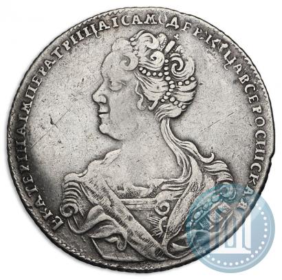 Фото Полтина 1726 года СПБ "Петербургский тип, портрет влево"