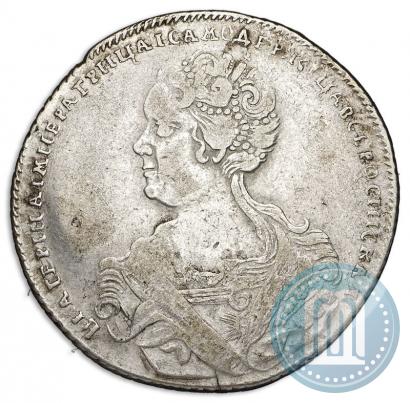 Picture Poltina 1726 year СПБ "Petersburg type, portrait turned to the left"