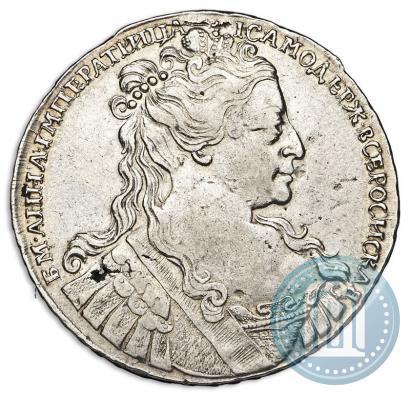 Фото 1 рубль 1734 года  "Тип 1734 года"
