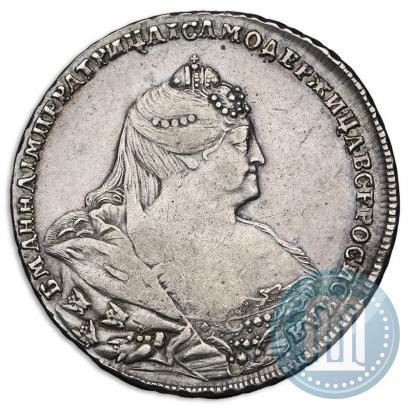 Picture 1 rouble 1738 year  "Moscow type"