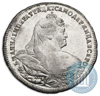 Picture 1 rouble 1740 year  "Moscow type"