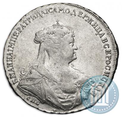 Picture Poltina 1740 year СПБ "Petersburg type"
