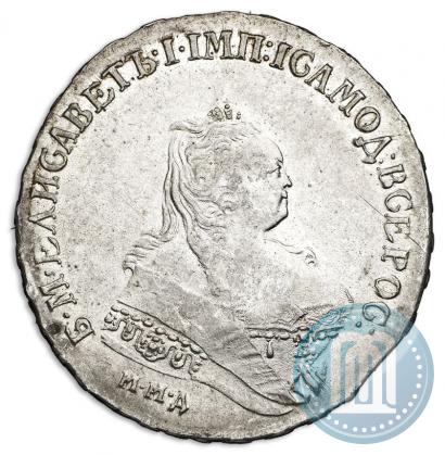 Picture 1 rouble 1747 year ММД 