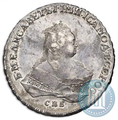 Picture 1 rouble 1751 year СПБ-IМ 