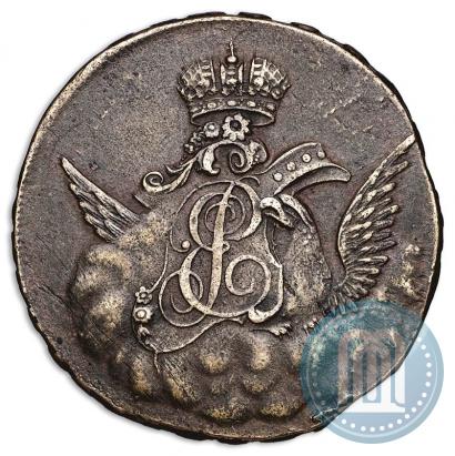 Picture 1 kopeck 1755 year  