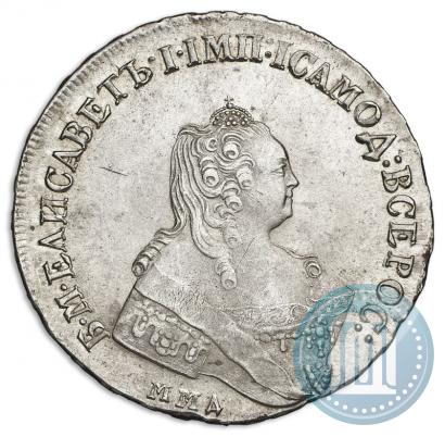 Picture 1 rouble 1757 year ММД-МБ 