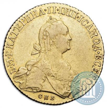 Фото 10 рублей 1775 года СПБ 