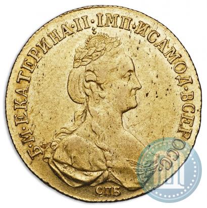 Фото 10 рублей 1780 года СПБ 