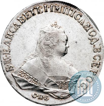 Фото 1 рубль 1746 года СПБ 