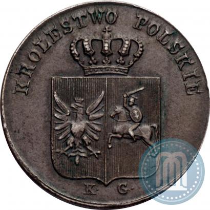 Picture 3 grosze 1831 year KG "Polish uprising"