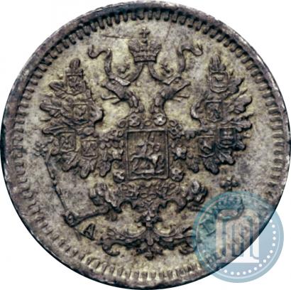 Фото 5 копеек 1886 года СПБ-АГ 