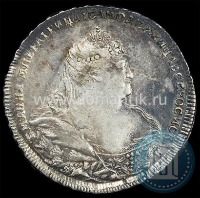 Picture 1 rouble 1738 year  "Moscow type"