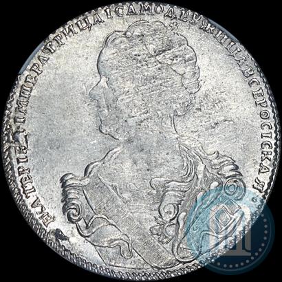 Picture Poltina 1726 year СПБ "Petersburg type, portrait turned to the left"