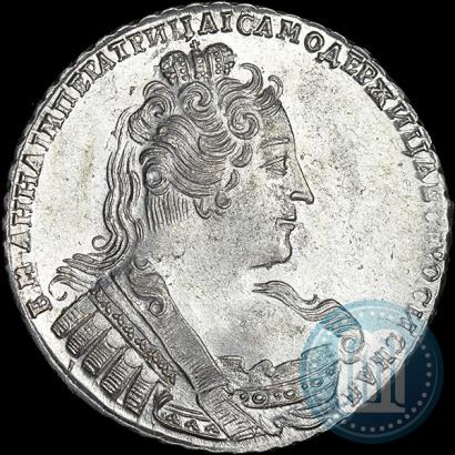 Фото 1 рубль 1733 года  