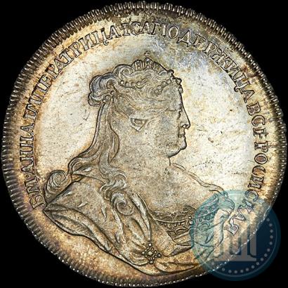 Фото 1 рубль 1738 года  "Петербургский тип"