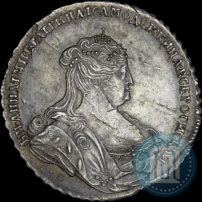 Picture 1 rouble 1738 year СПБ "Petersburg type"