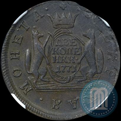 Picture 2 kopecks 1771 year КМ 
