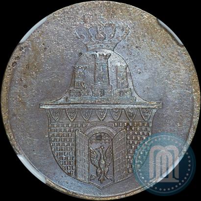 Picture 3 grosze 1835 year  "Pattern"