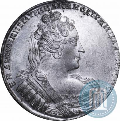 Фото 1 рубль 1733 года  