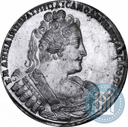 Фото 1 рубль 1733 года  