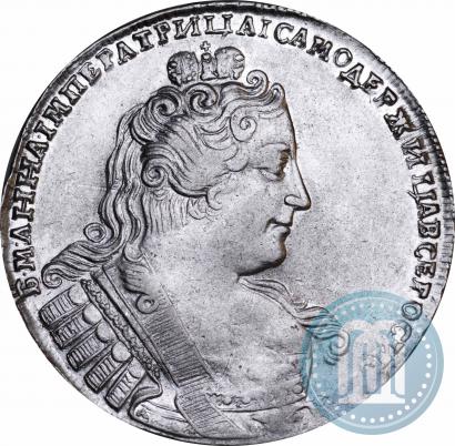 Фото 1 рубль 1733 года  