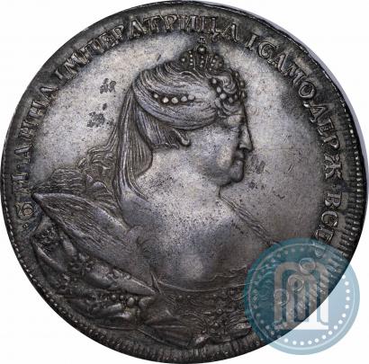 Picture 1 rouble 1737 year  "Portrait by Gedlinger"