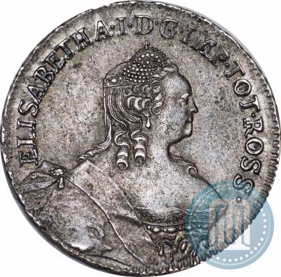 Picture 24 kopecks 1757 year  "For Livonia"