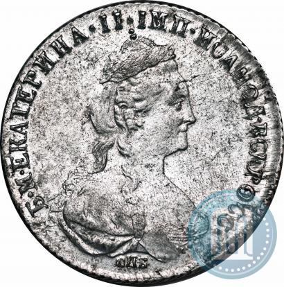 Picture 1 rouble 1780 year СПБ-ИЗ 