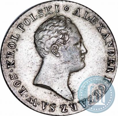 Фото 2 злотых 1816 года IB 