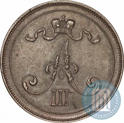 Picture 10 pennia 1891 year  