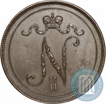 Picture 10 pennia 1897 year  