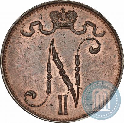 Picture 5 pennia 1911 year  