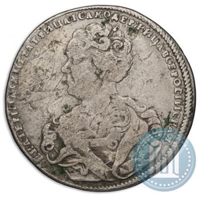 Picture Poltina 1726 year СПБ "Petersburg type, portrait turned to the left"
