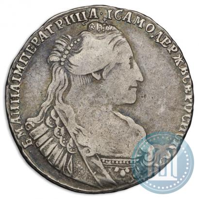Фото Полтина 1734 года  "Тип 1735 года"