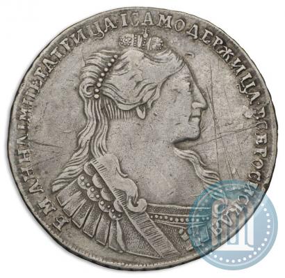 Фото 1 рубль 1735 года  