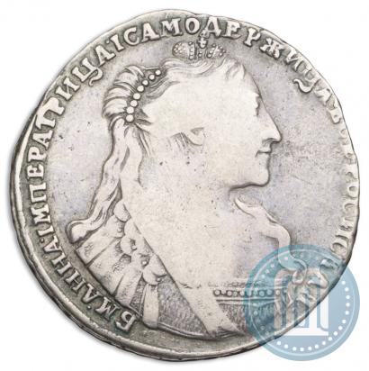 Фото Полтина 1737 года  "Тип 1735 года"