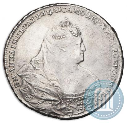 Фото 1 рубль 1738 года  "Московский тип"