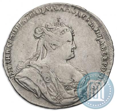 Фото Полтина 1738 года  "Петербургский тип"