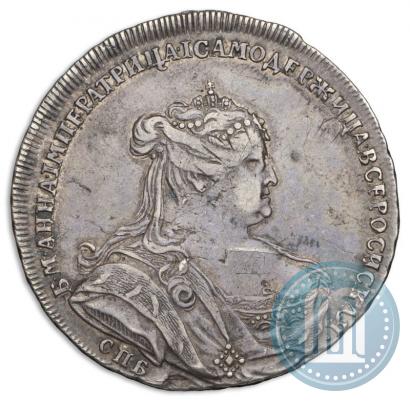 Picture Poltina 1738 year СПБ "Petersburg type"