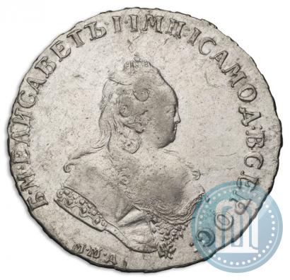 Picture 1 rouble 1743 year ММД 