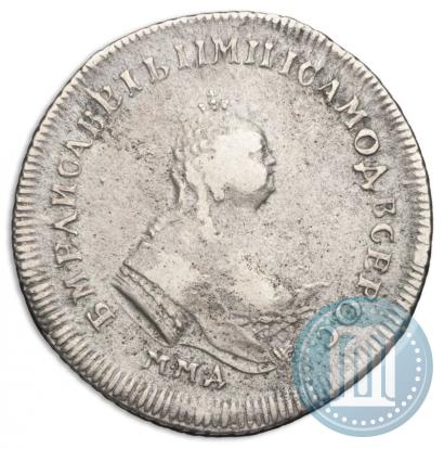 Фото Полуполтинник 1743 года ММД 