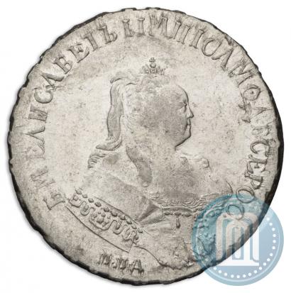 Picture 1 rouble 1744 year ММД 