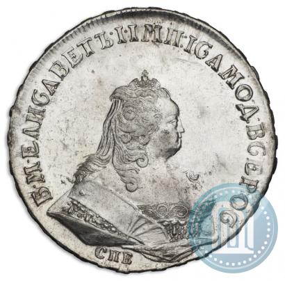 Picture 1 rouble 1744 year СПБ 