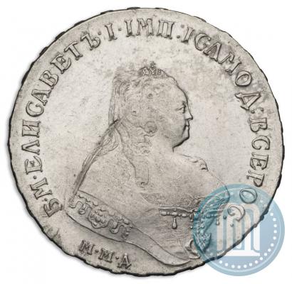 Фото 1 рубль 1746 года ММД 