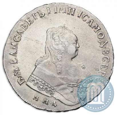 Picture 1 rouble 1750 year ММД 