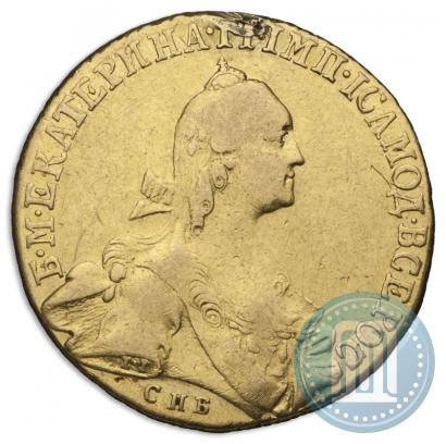 Picture 10 roubles 1766 year СПБ 