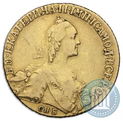 Picture 10 roubles 1769 year СПБ 